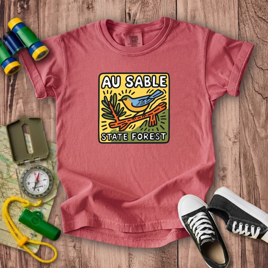 Au Sable State Forest Kids Cotton T-Shirt