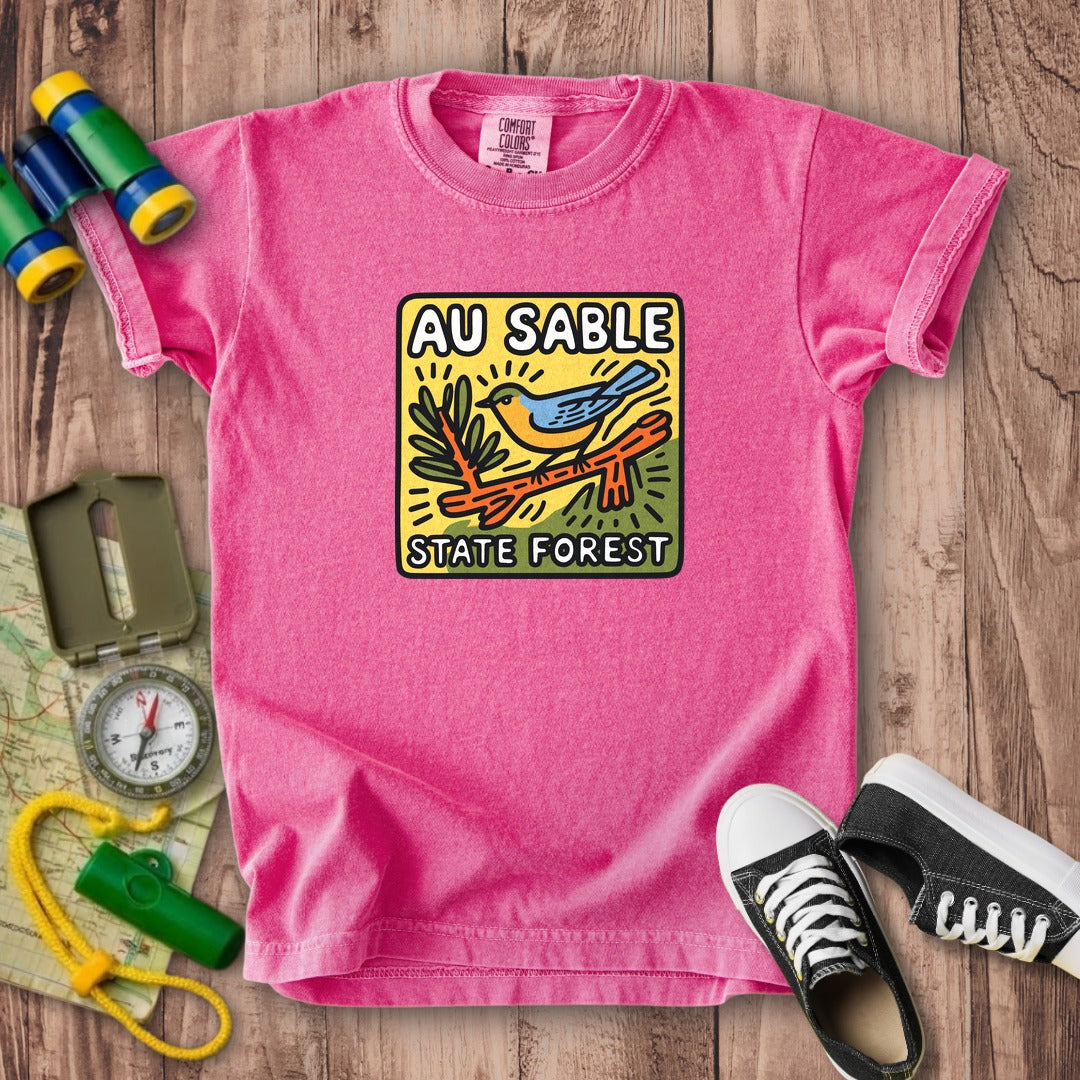 Au Sable State Forest Kids Cotton T-Shirt