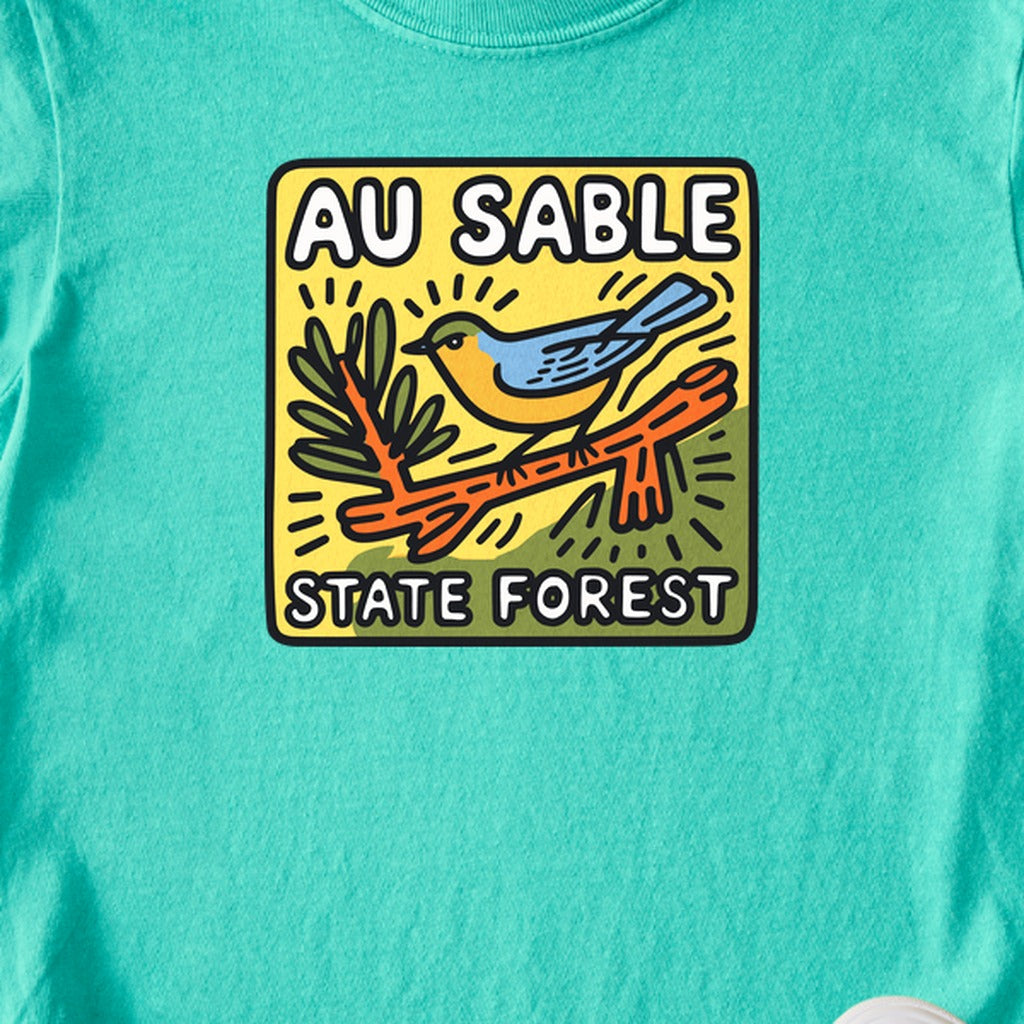 Au Sable State Forest Kids Cotton T-Shirt