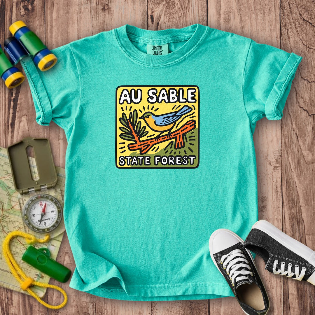 Au Sable State Forest Kids Cotton T-Shirt