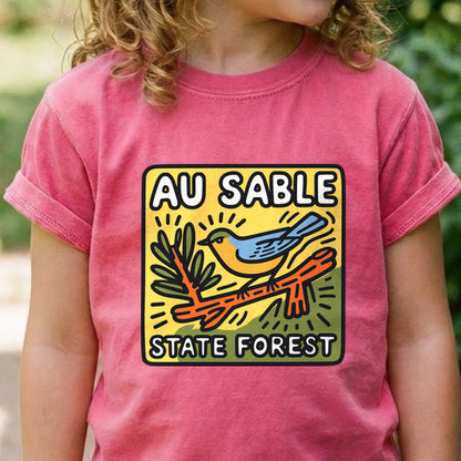 Au Sable State Forest Kids Cotton T-Shirt