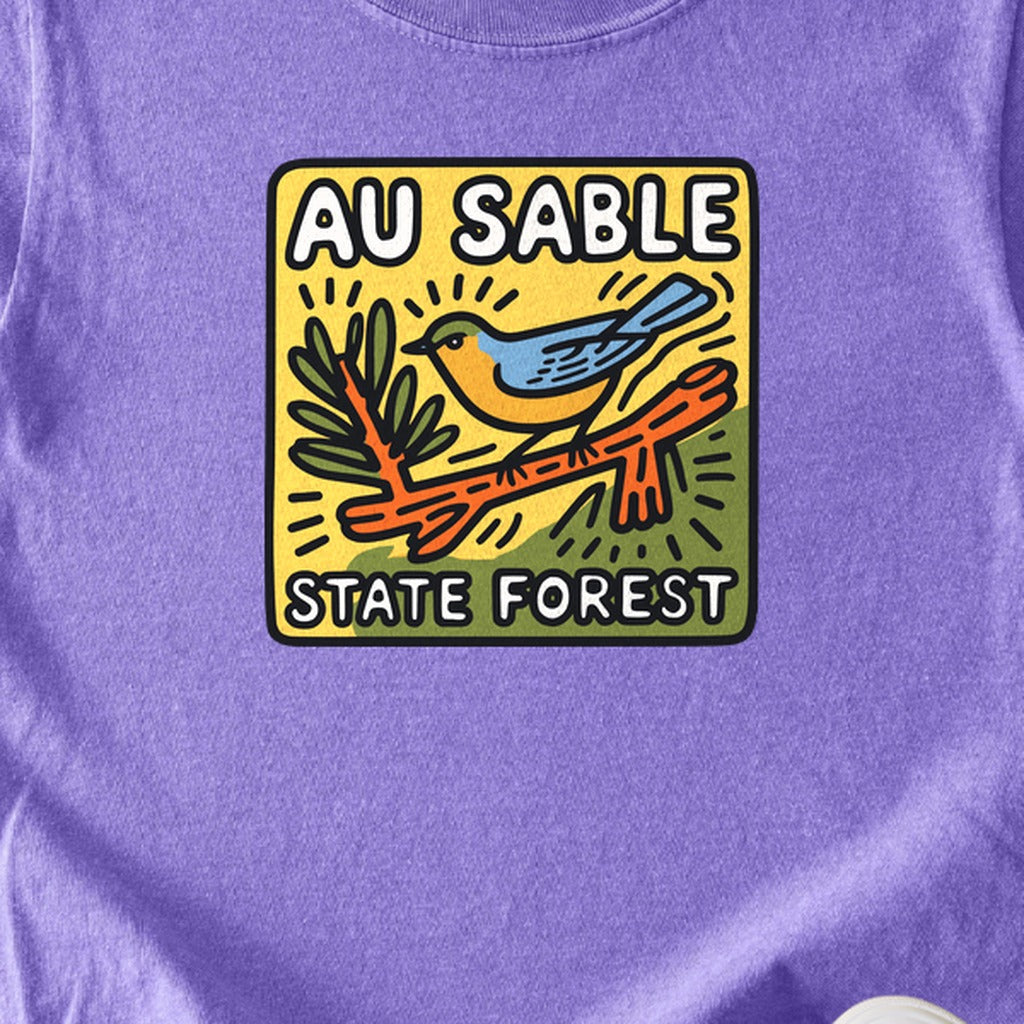 Au Sable State Forest Kids Cotton T-Shirt
