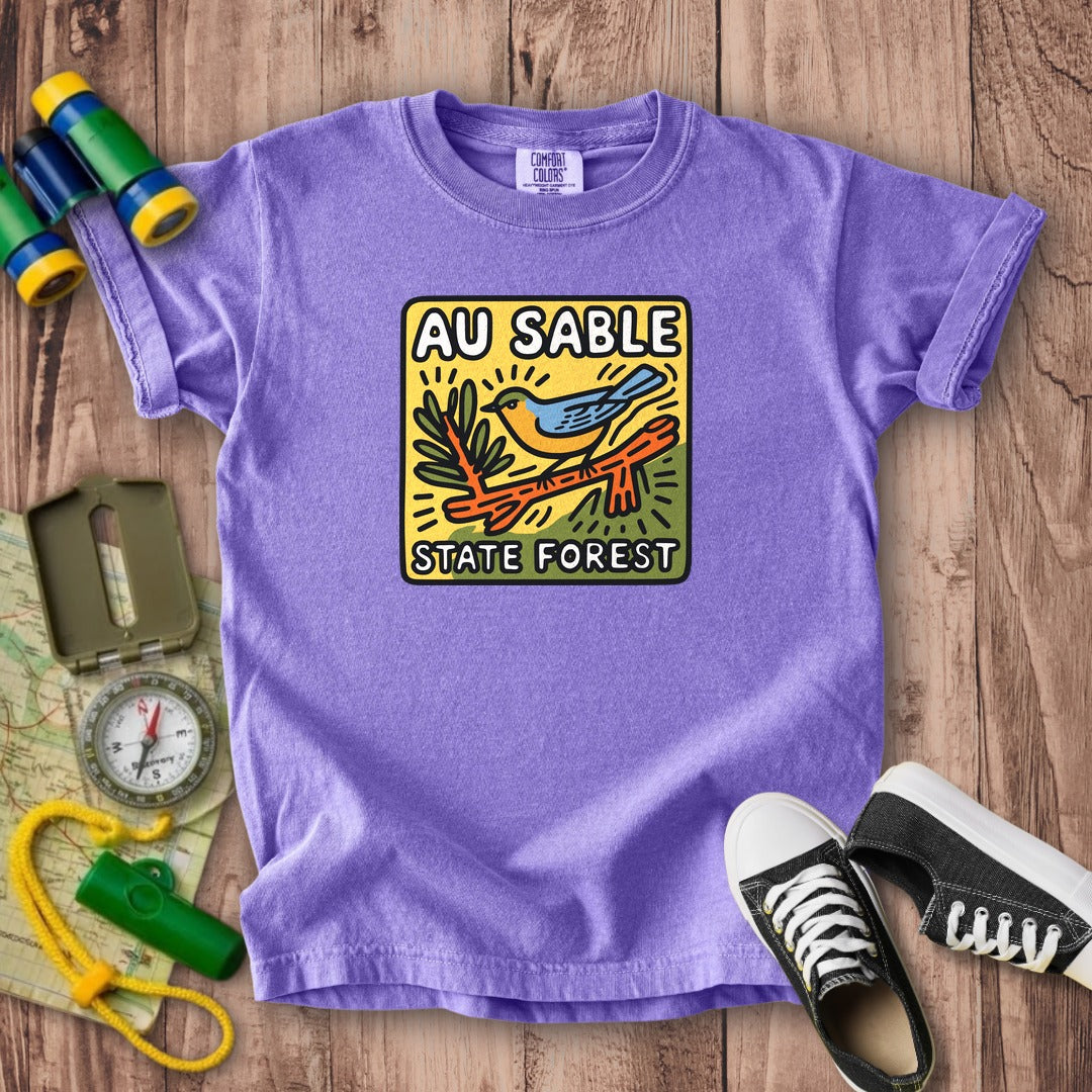 Au Sable State Forest Kids Cotton T-Shirt