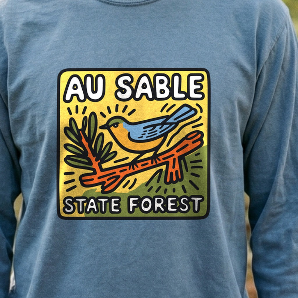 Au Sable State Forest Cotton Long Sleeve