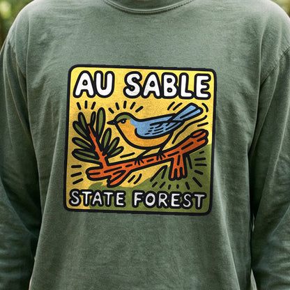 Au Sable State Forest Cotton Long Sleeve