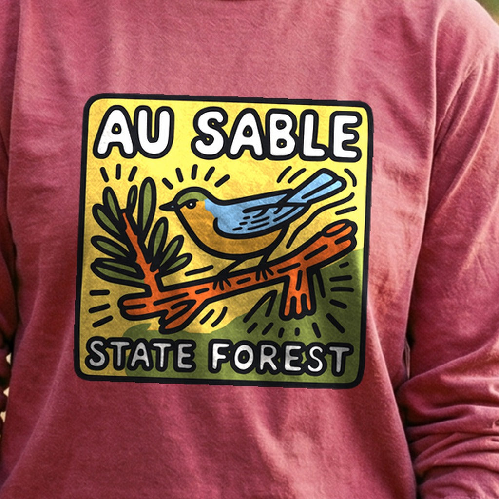Au Sable State Forest Cotton Long Sleeve