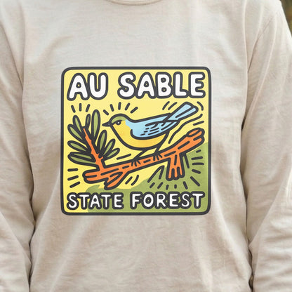Au Sable State Forest Cotton Long Sleeve