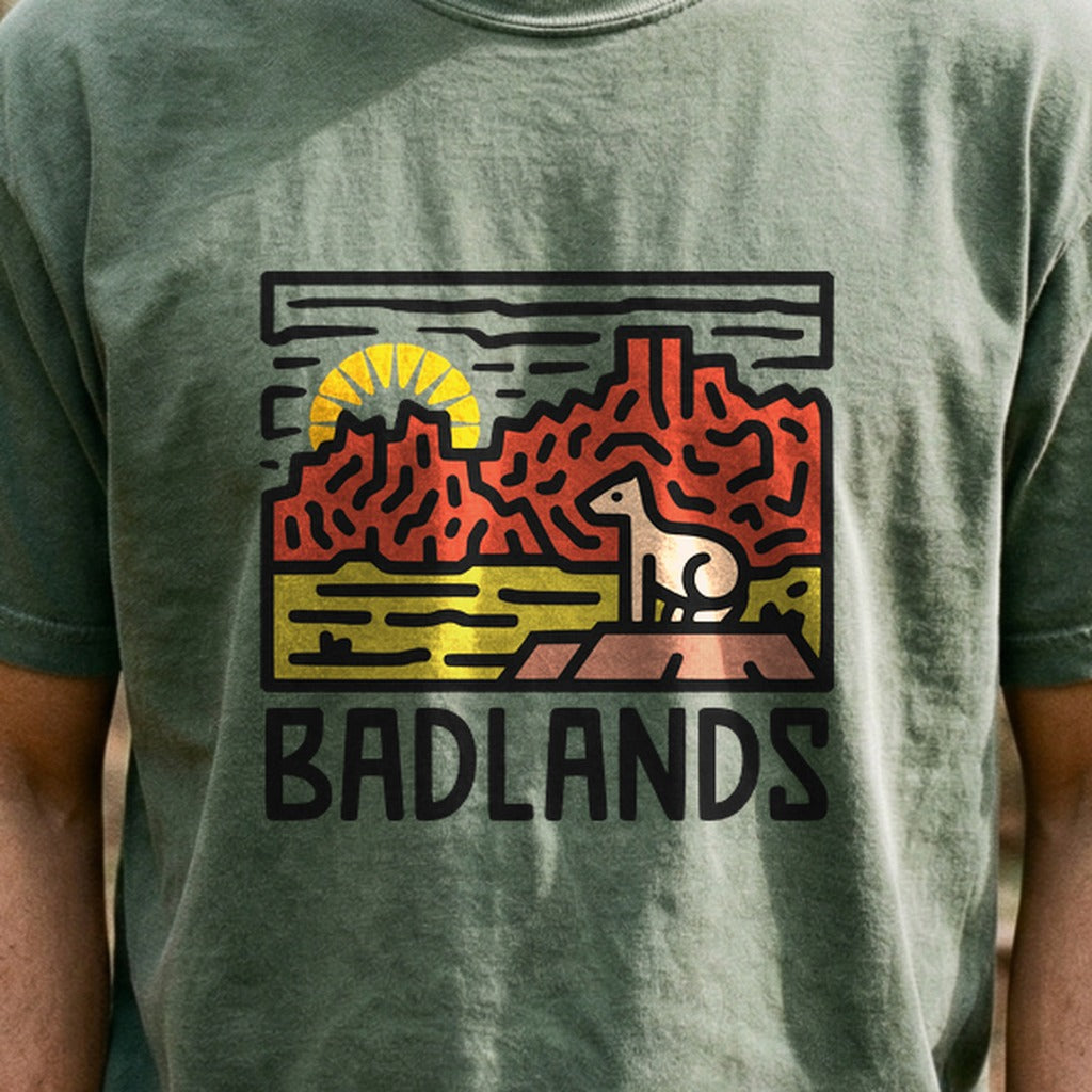 Badlands National Park Cotton T-Shirt