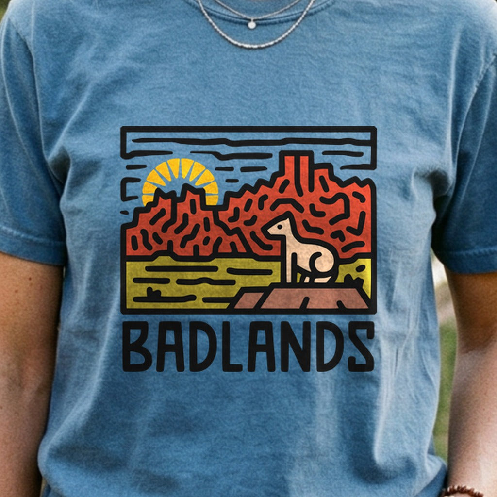 Badlands National Park Cotton T-Shirt