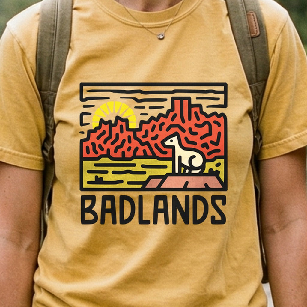 Badlands National Park Cotton T-Shirt