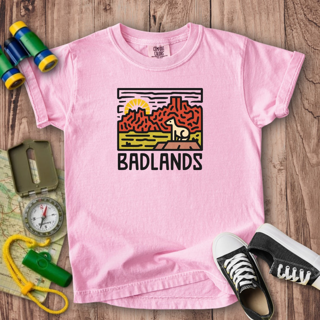 Badlands National Park Kids Cotton T-Shirt