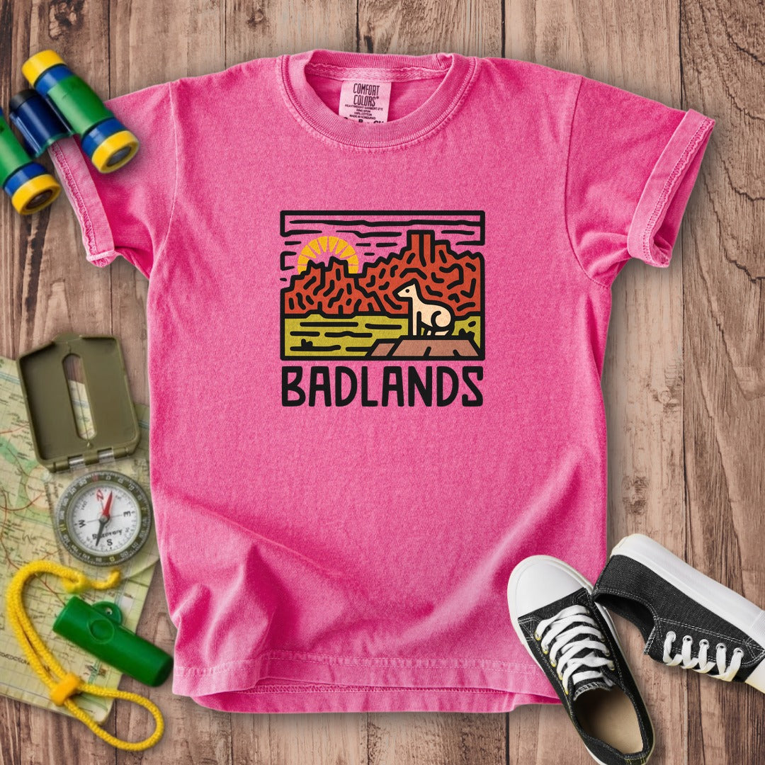 Badlands National Park Kids Cotton T-Shirt