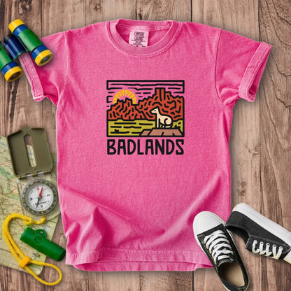 Badlands National Park Kids Cotton T-Shirt
