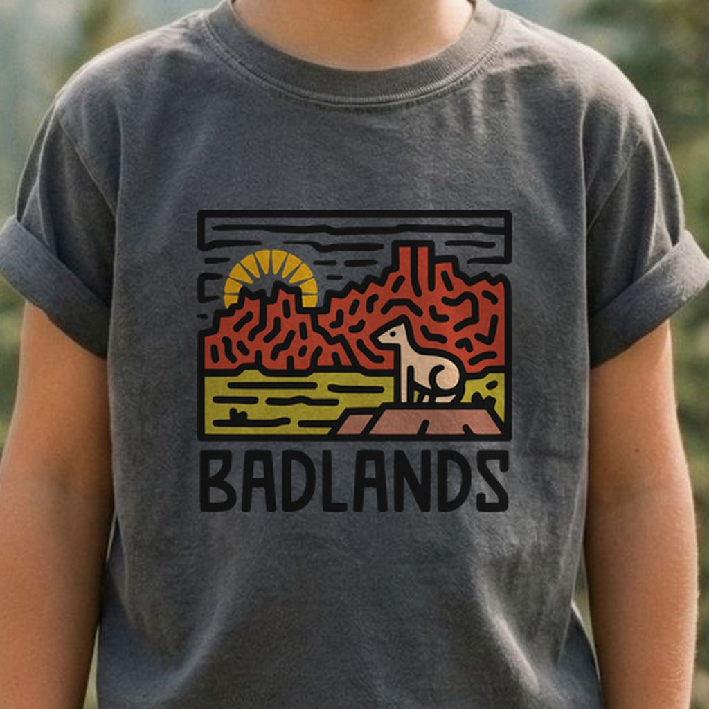 Badlands National Park Kids Cotton T-Shirt