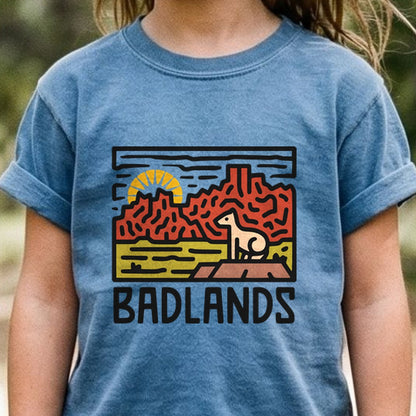 Badlands National Park Kids Cotton T-Shirt