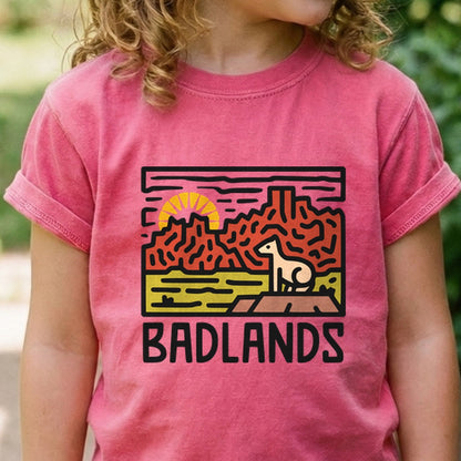 Badlands National Park Kids Cotton T-Shirt