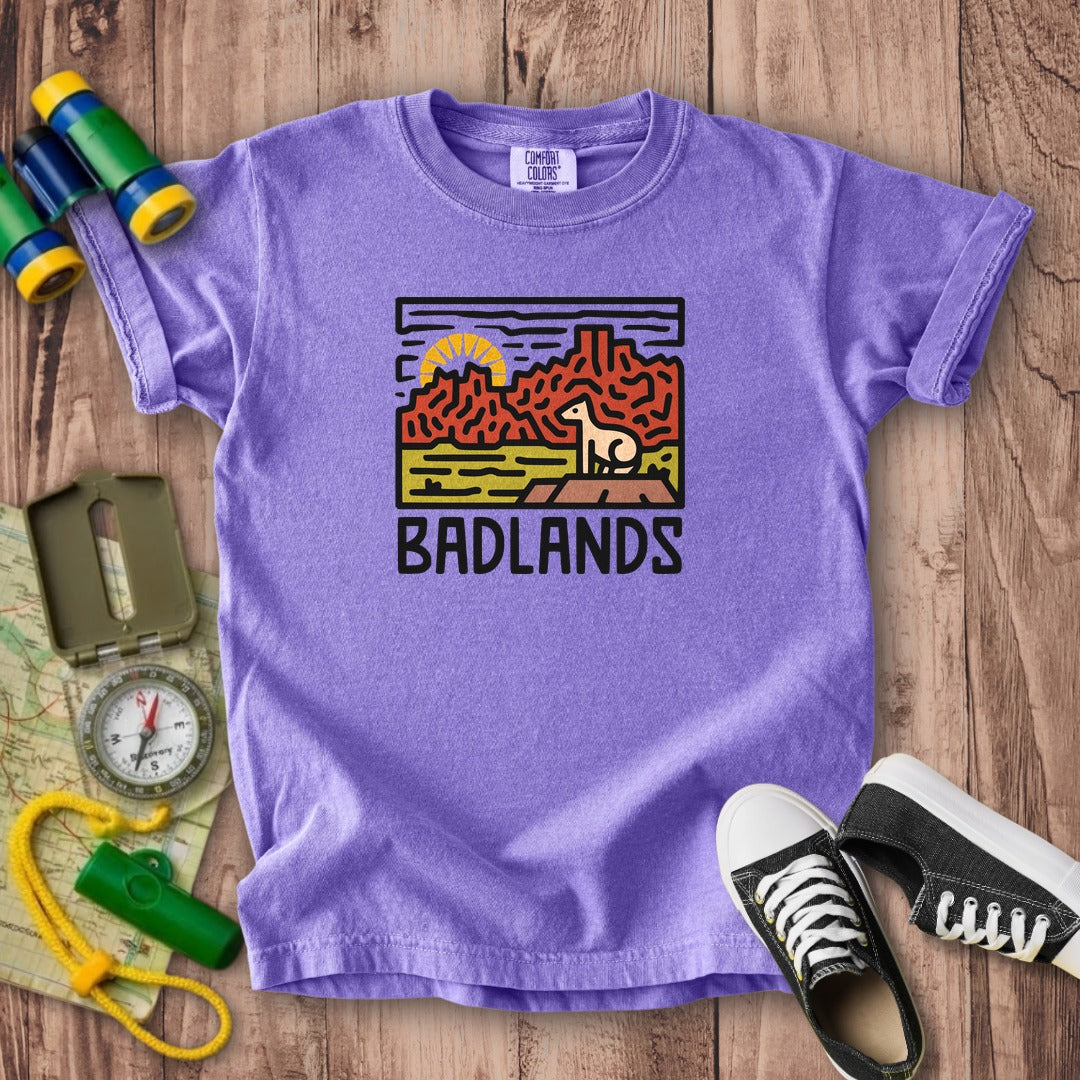 Badlands National Park Kids Cotton T-Shirt