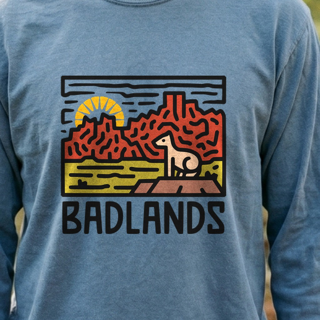 Badlands National Park Cotton Long Sleeve