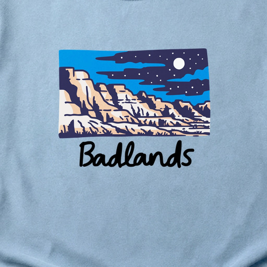 Badlands at Night Cotton T-Shirt