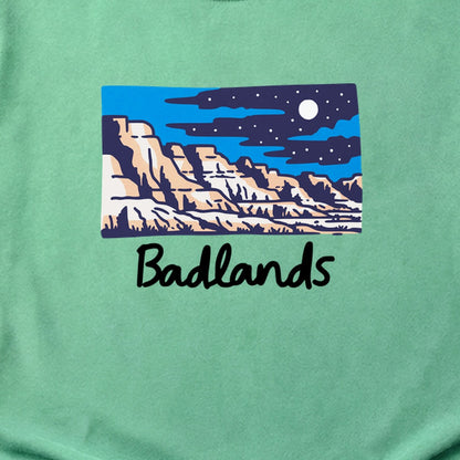 Badlands at Night Cotton T-Shirt
