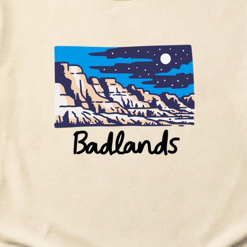 Badlands at Night Cotton T-Shirt