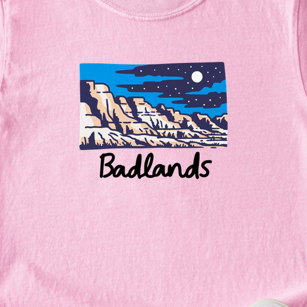 Badlands at Night Kids Cotton T-Shirt