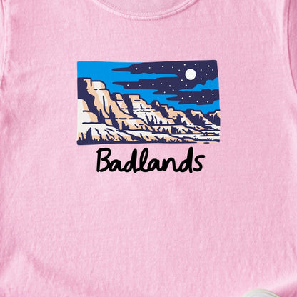Badlands at Night Kids Cotton T-Shirt