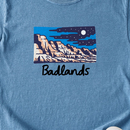 Badlands at Night Kids Cotton T-Shirt