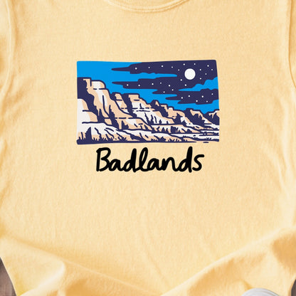 Badlands at Night Kids Cotton T-Shirt