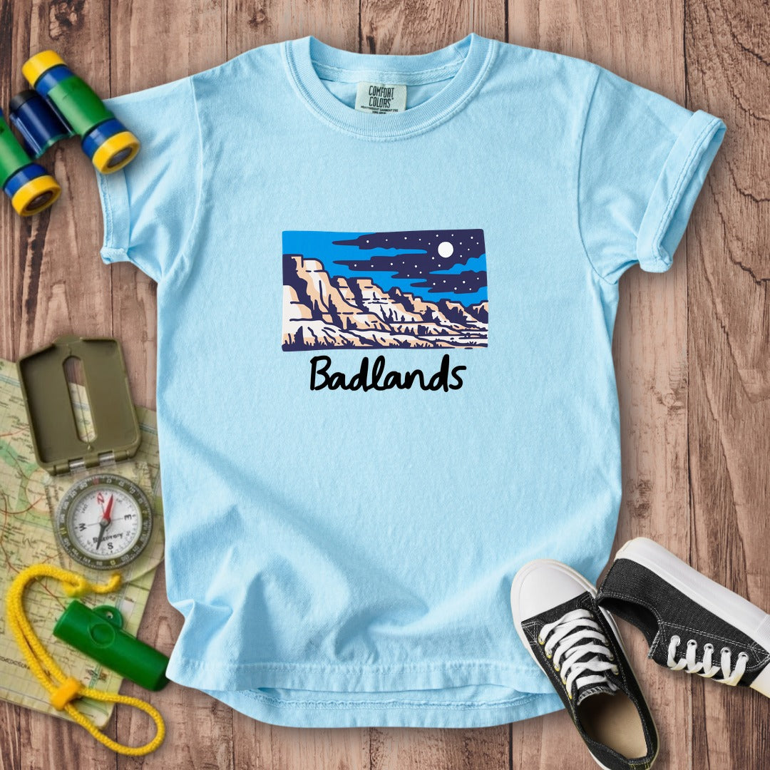 Badlands at Night Kids Cotton T-Shirt