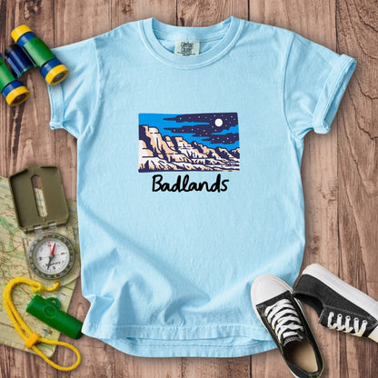 Badlands at Night Kids Cotton T-Shirt