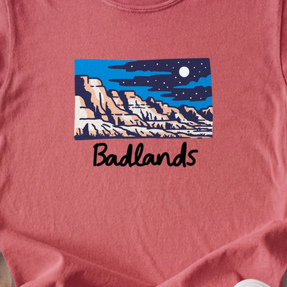 Badlands at Night Kids Cotton T-Shirt