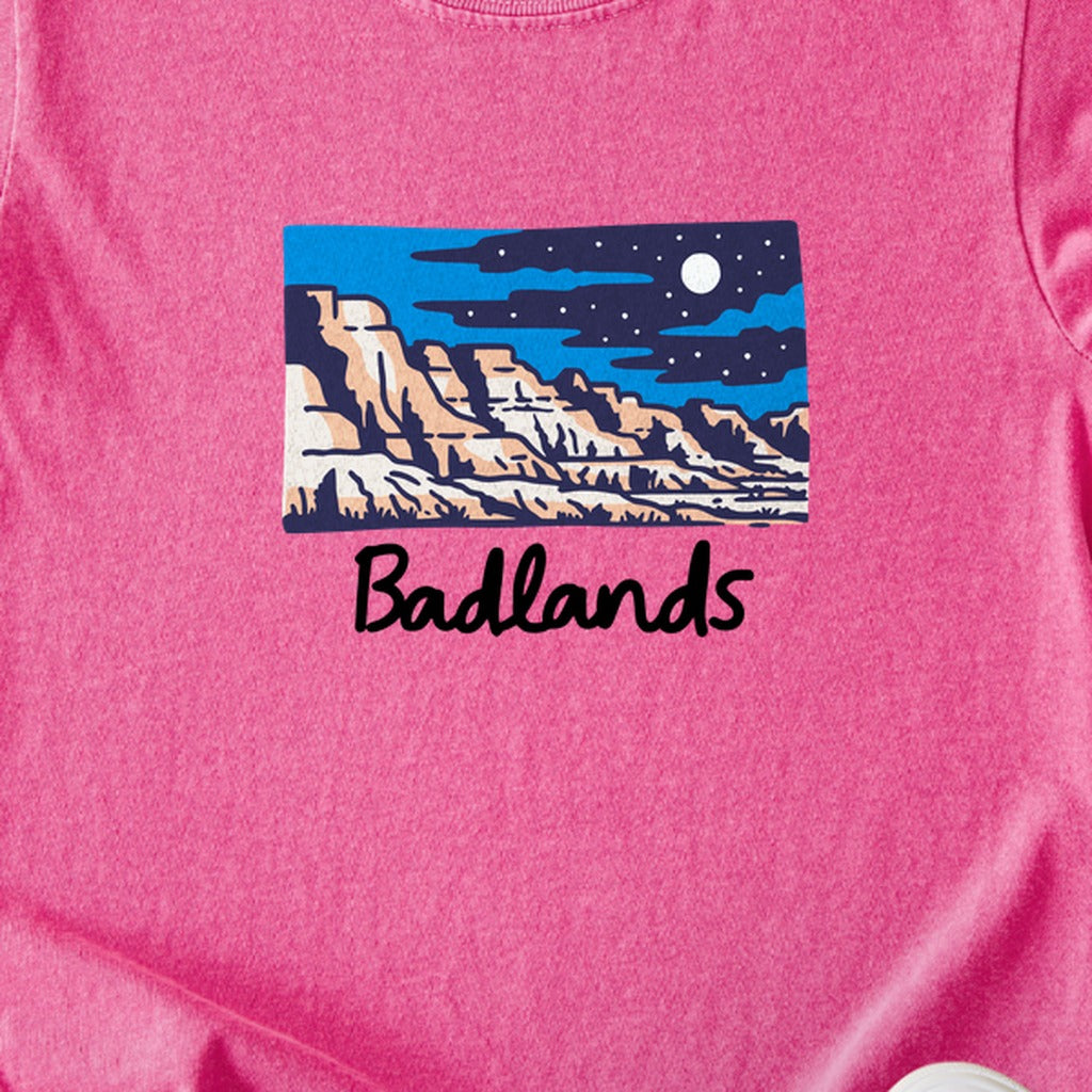 Badlands at Night Kids Cotton T-Shirt
