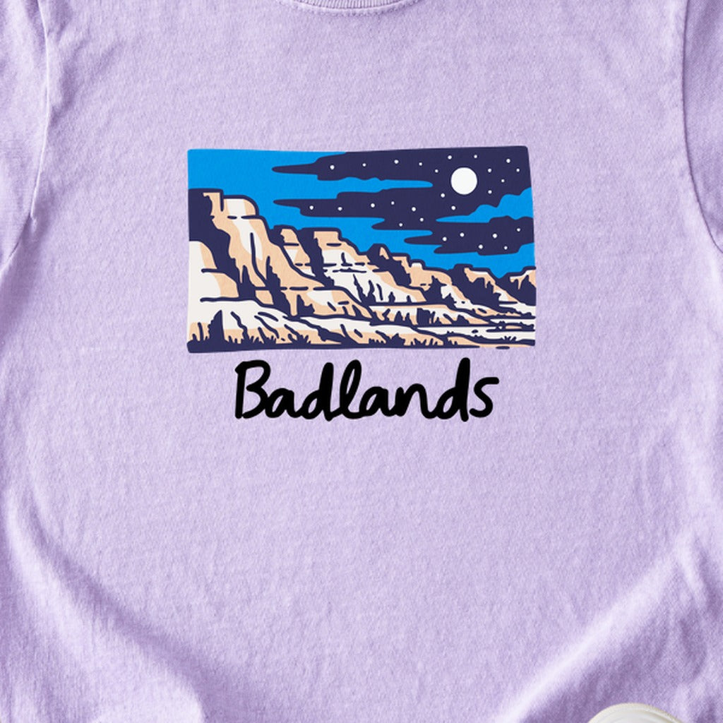 Badlands at Night Kids Cotton T-Shirt