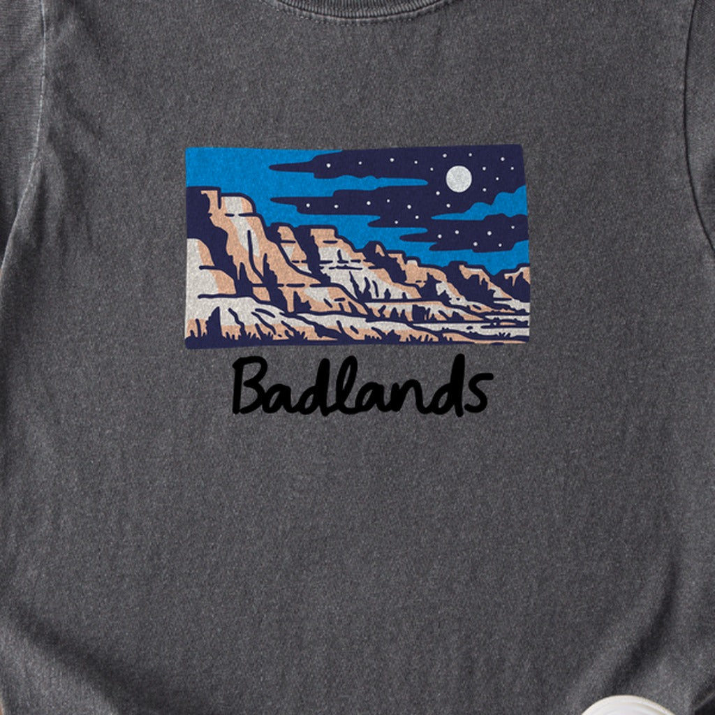 Badlands at Night Kids Cotton T-Shirt