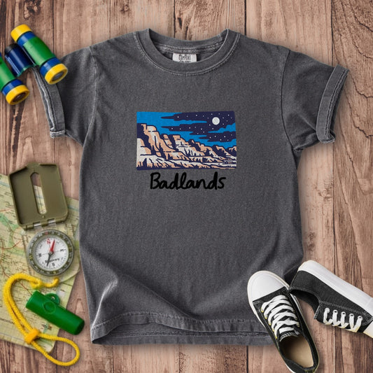 Badlands at Night Kids Cotton T-Shirt