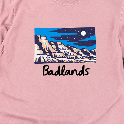 Badlands at Night Cotton Long Sleeve