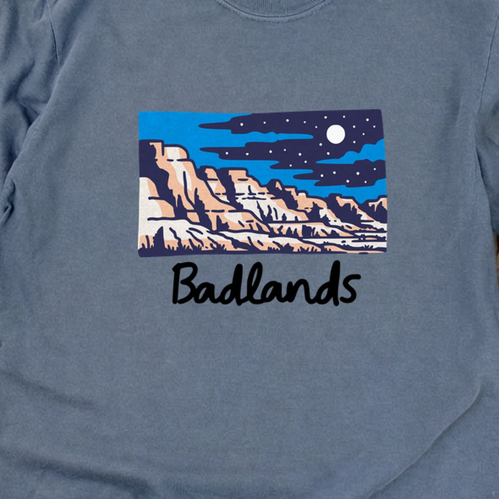 Badlands at Night Cotton Long Sleeve