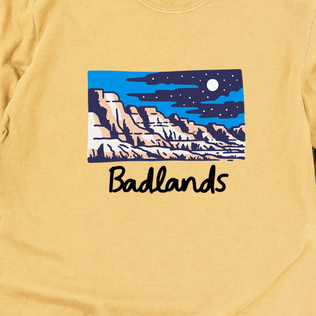 Badlands at Night Cotton Long Sleeve