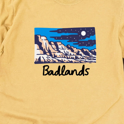 Badlands at Night Cotton Long Sleeve