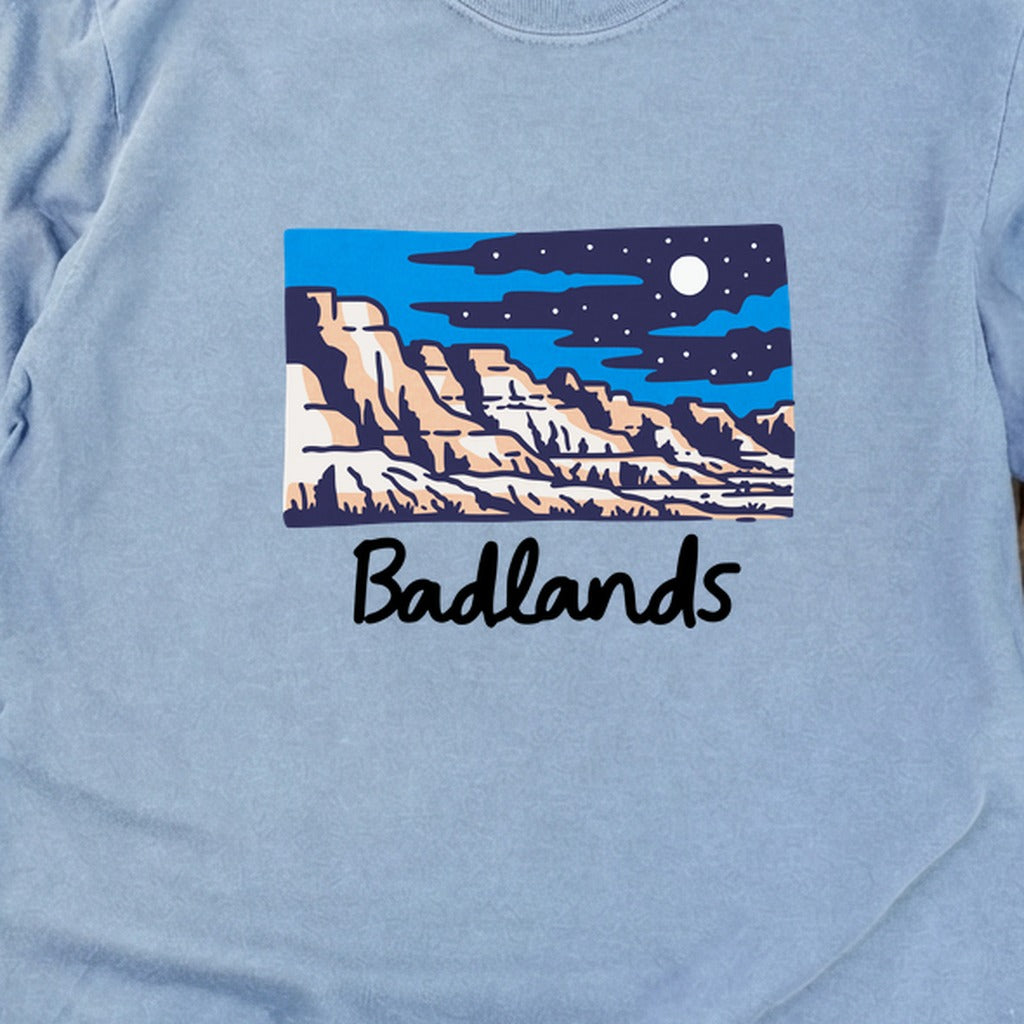 Badlands at Night Cotton Long Sleeve