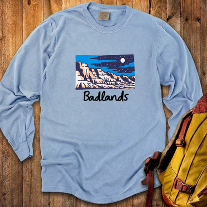 Badlands at Night Cotton Long Sleeve