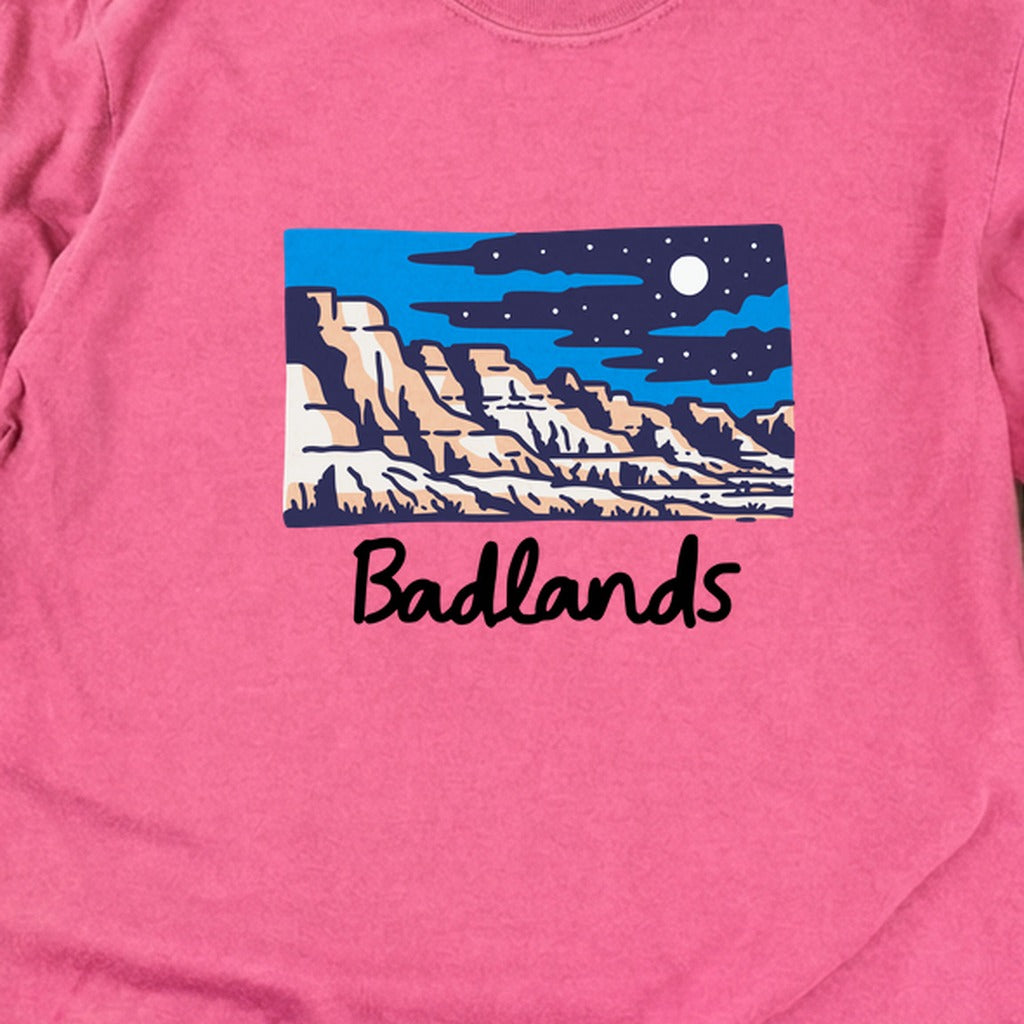 Badlands at Night Cotton Long Sleeve