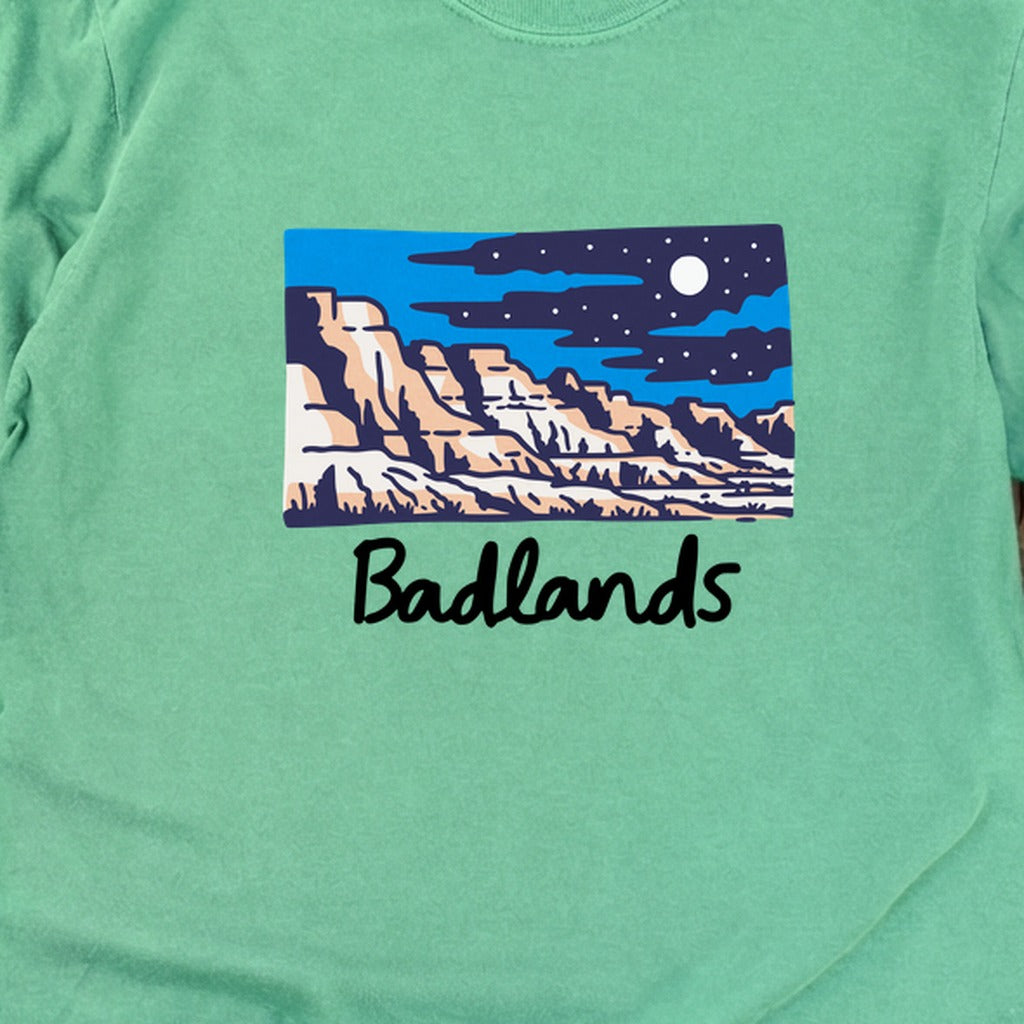Badlands at Night Cotton Long Sleeve