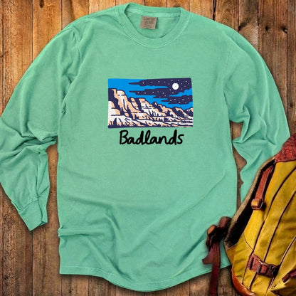 Badlands at Night Cotton Long Sleeve