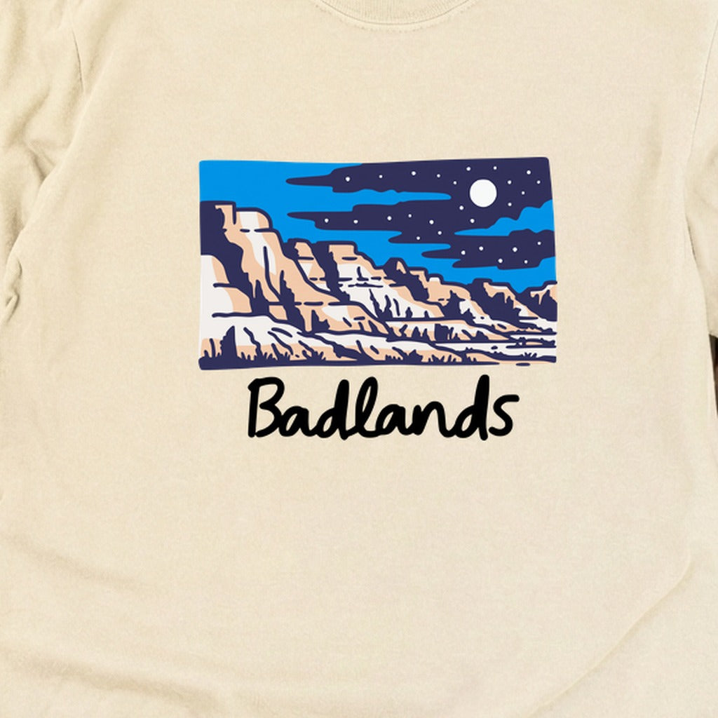 Badlands at Night Cotton Long Sleeve
