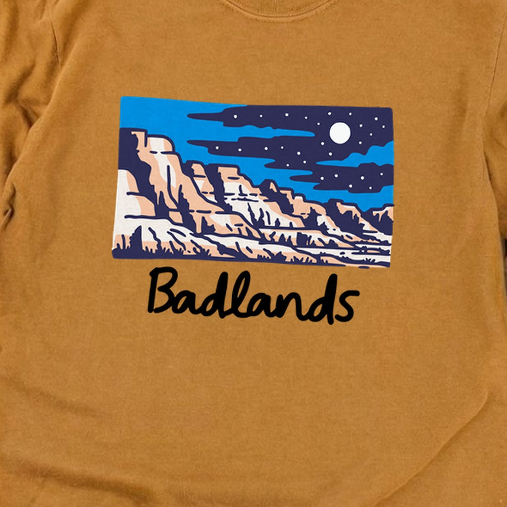 Badlands at Night Cotton Long Sleeve