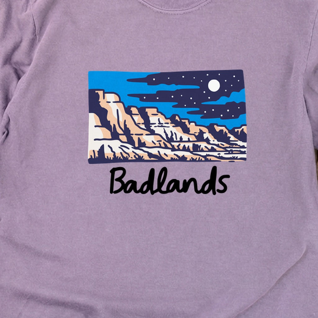Badlands at Night Cotton Long Sleeve