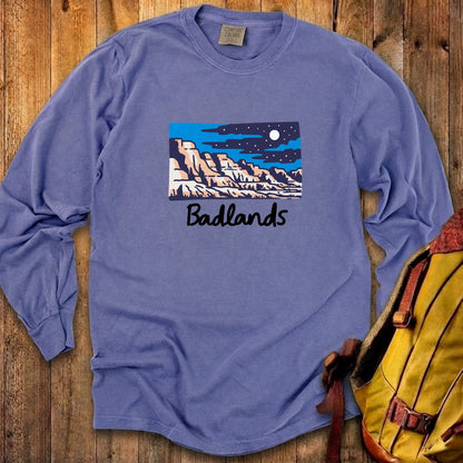 Badlands at Night Cotton Long Sleeve