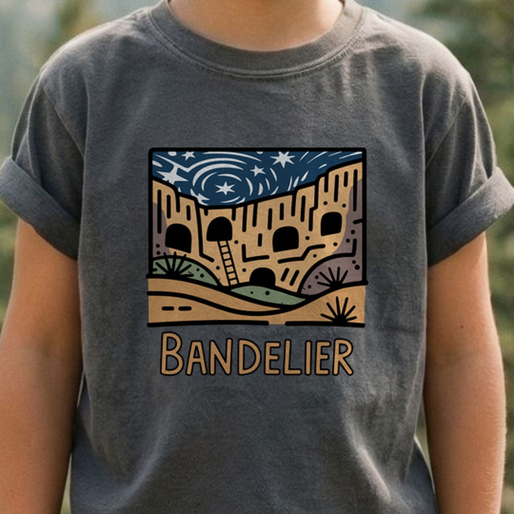 Bandelier National Monument Kids Cotton T-Shirt